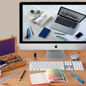 communication, workplace, imac, desktop, creative, computer, mockup, mac, apple, design, handicraft tools, keyboard, mouse, desk, monitor, graphic designer, screen, cordless, color table, tone atlas, pencils, graphic designer, graphic designer, graphic designer, graphic designer, graphic designer